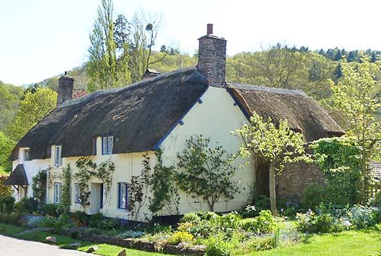 thatched cottage dunster